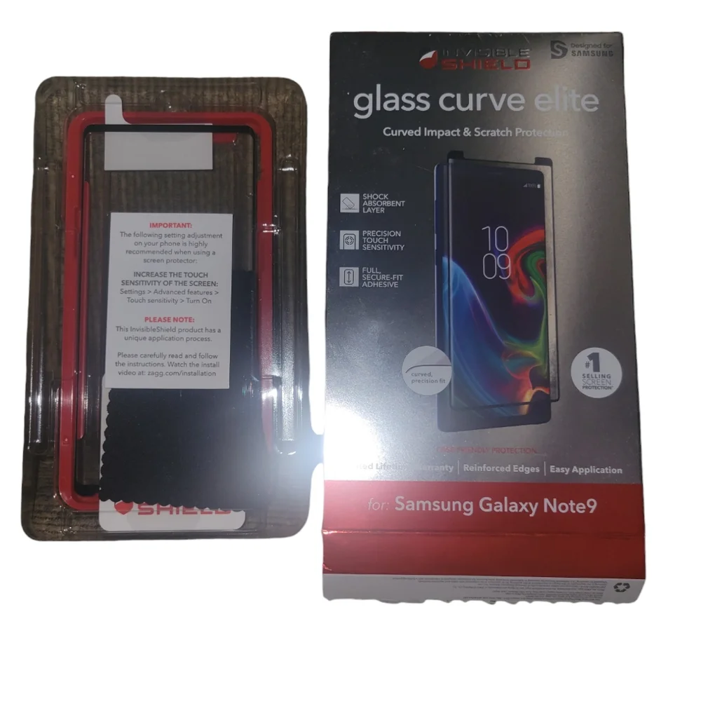 ZAGG InvisibleShield Glass Curve-Screen Protector Made for Samsung Galaxy S9+
